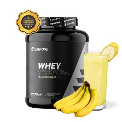 Whey protein - eiwit poeder - banaan - 2270 gram