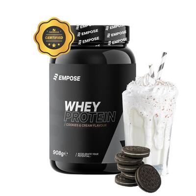 Whey protein - eiwit poeder - cookies & cream - 908 gram