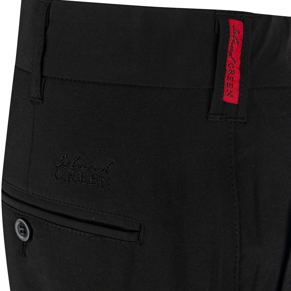 ISLAND GREEN TAPERED STRETCH TROUSER - BLACK 4/4