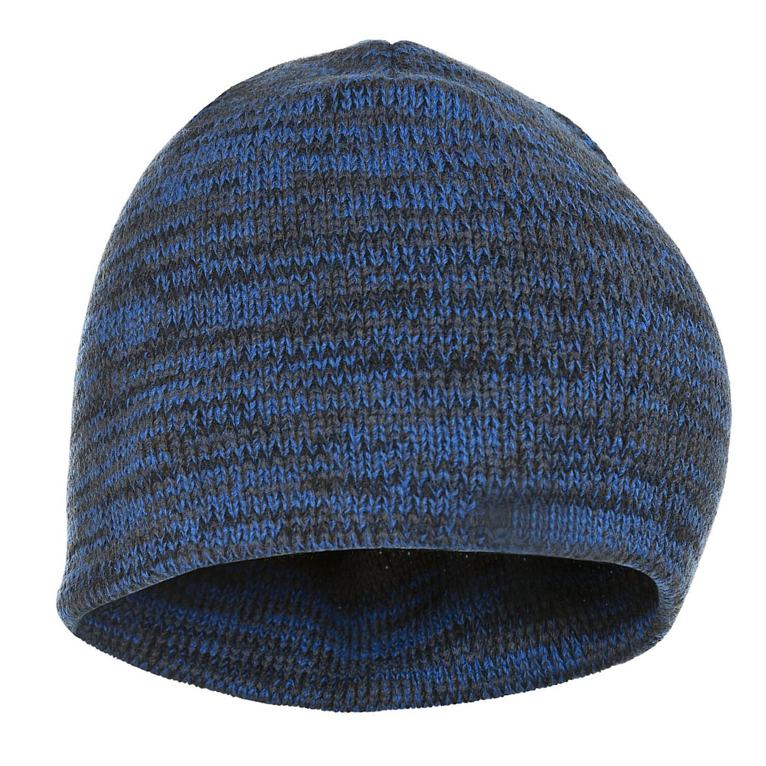 Aneth Beanie Strickmütze Herren Blau meliert 2/4