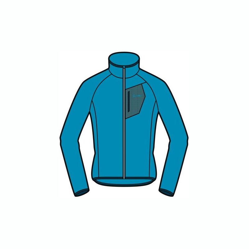 Chemise technique  à manches longues pour hommes M Mid Jacket Blue Lake - Bleu 4/5