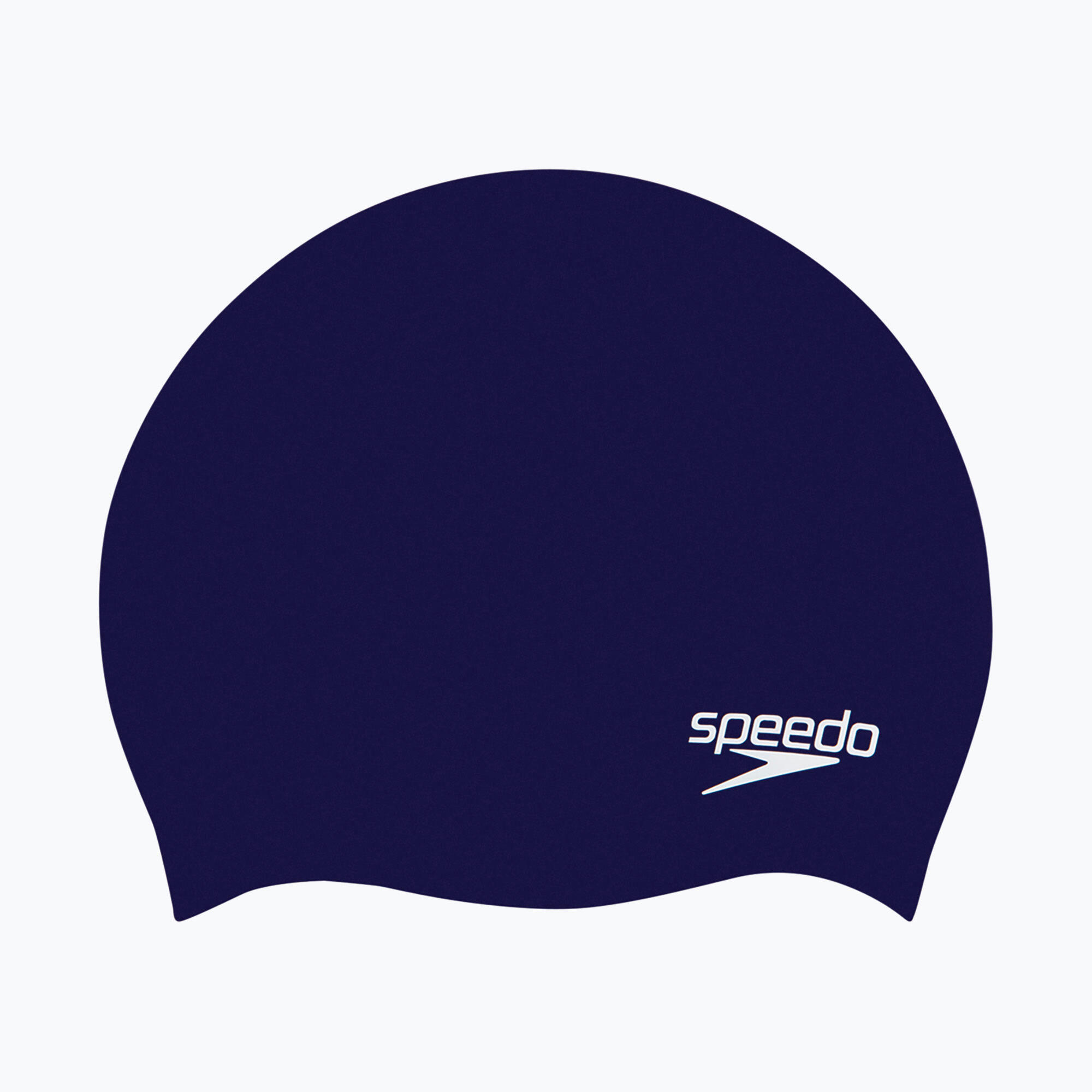 Speedo Moulded Silicone Cap, Navy 4/5