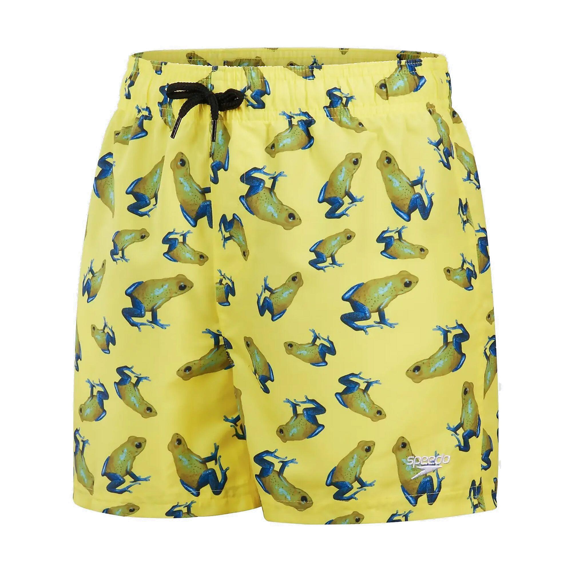 Speedo - Short De Bain 13" Imprimé Pour Enfants Speedo - Short De Bain - Jaune - 40 M - Decathlon
