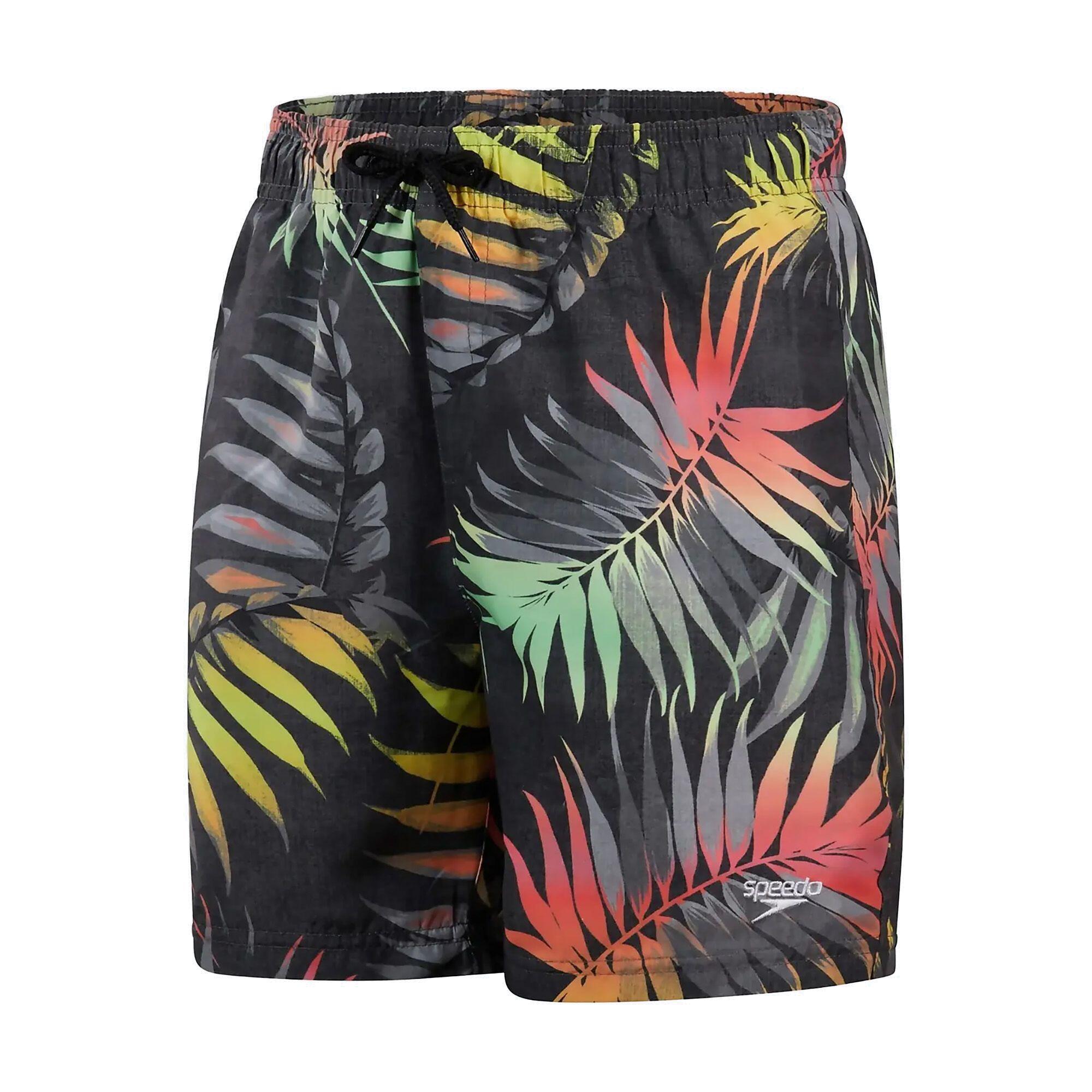 Speedo - Short De Bain Imprimé 15quot Pour Enfants Speedo ; - Short De Bain - Noir - 40 M - Decathlon