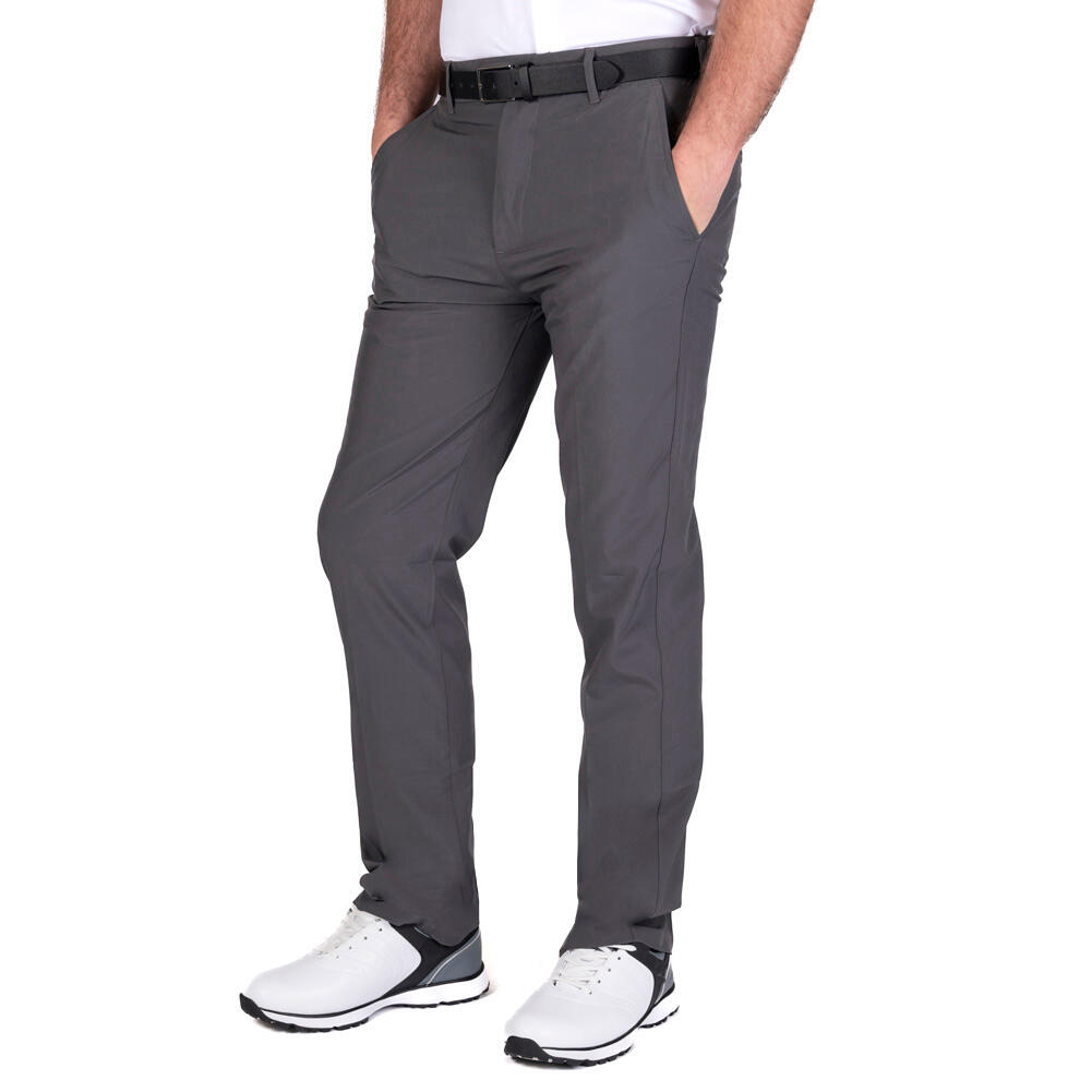 Mens Tapered Stretch Golf Trousers ISLAND GREEN | Decathlon