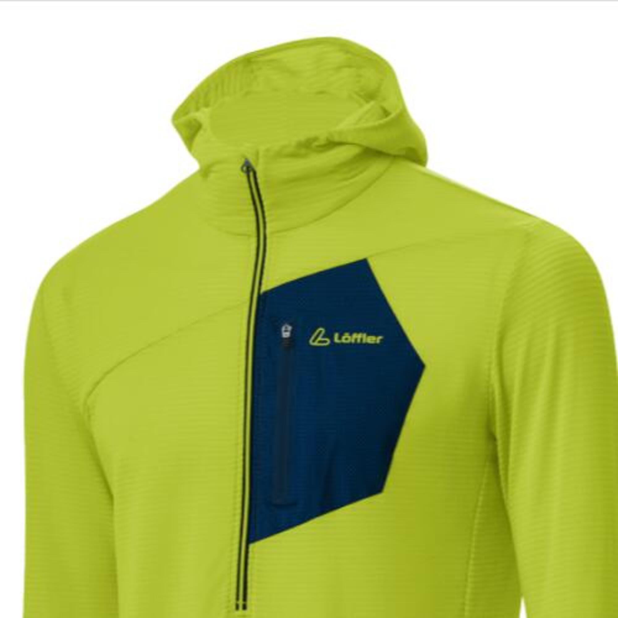 Maglia tecnica a maniche lunghe da uomo M HZ Hoody Aero - Verde Chiaro. 2/5