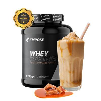 Whey protein - eiwit poeder - salted caramel - 2270 gram
