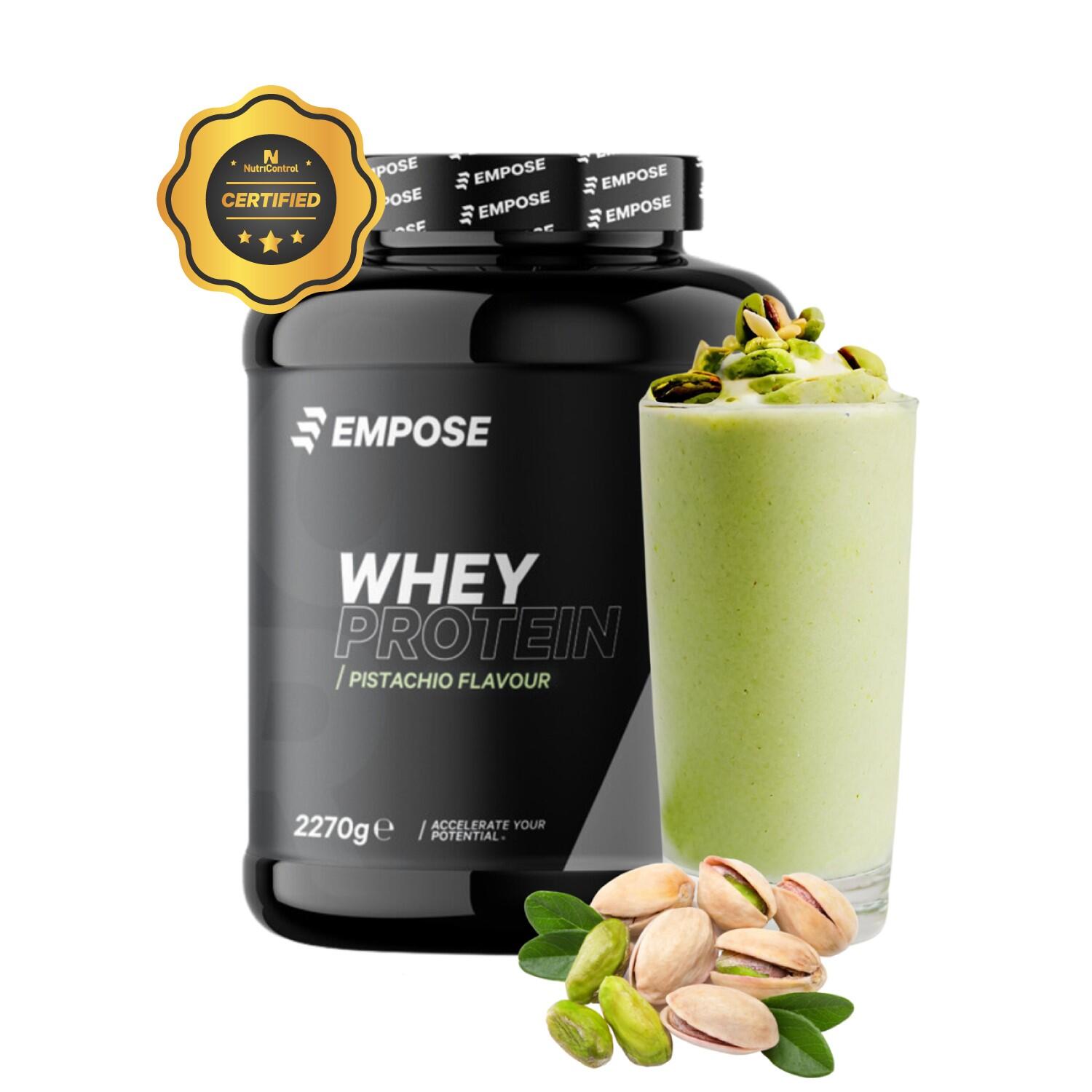 Whey Protein - Eiwit Poeder - Pistachio - 2270 gram 1/3