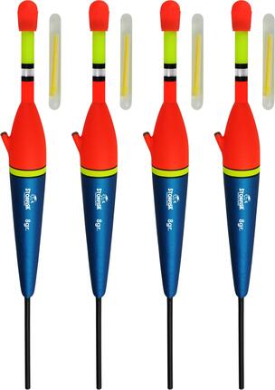 Knicklicht Durchlaufpose inkl. 4 Knicklichter (8 g) als 4er Set