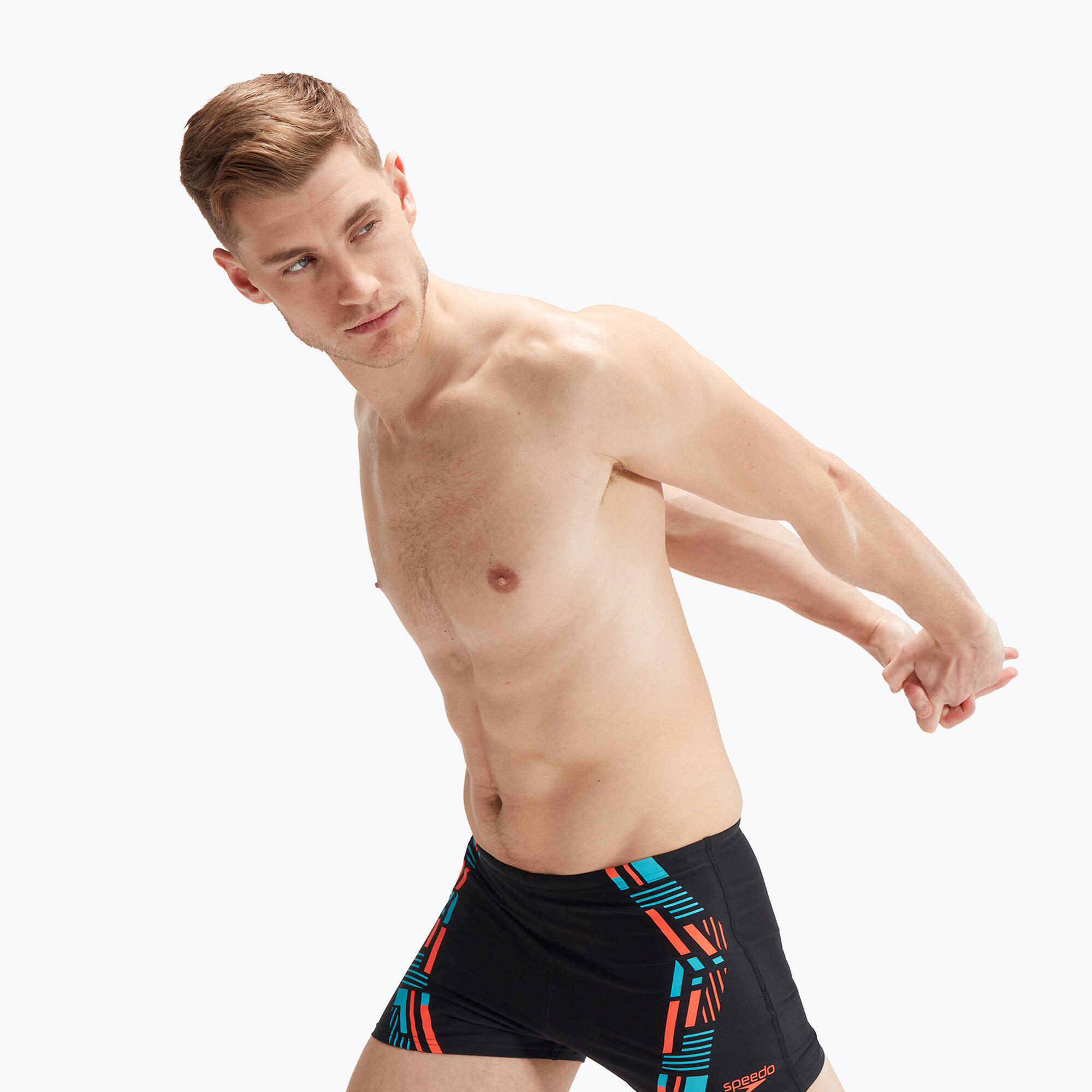 Bokserki kąpielowe męskie Speedo Tech Print Aquashort 5/5