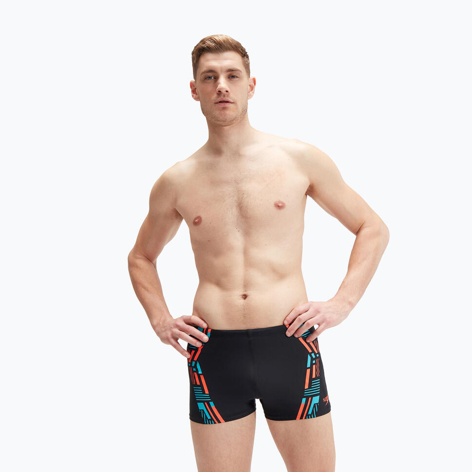 Bokserki kąpielowe męskie Speedo Tech Print Aquashort