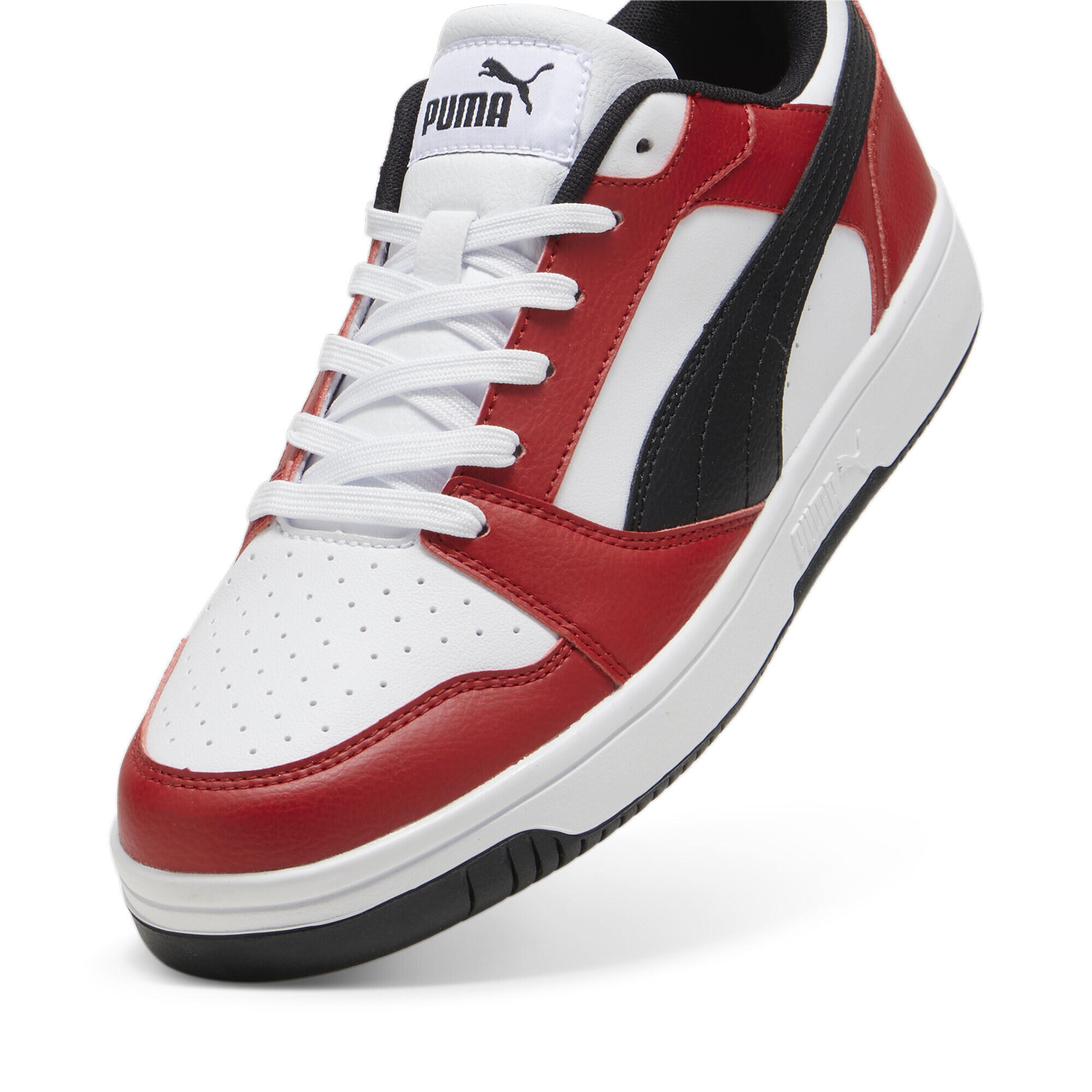 Rebound V6 Low sneakers PUMA White Black Club Red 6/6