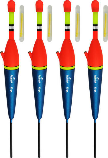 Knicklicht Durchlaufpose inkl. 4 Knicklichter (10 g) als 4er Set