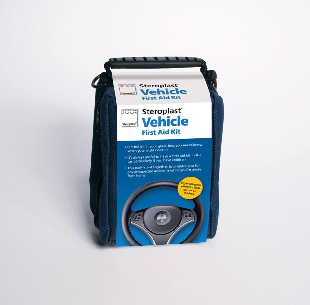 Compact Vehicle First Aid Kit Injury Treatment 1/1