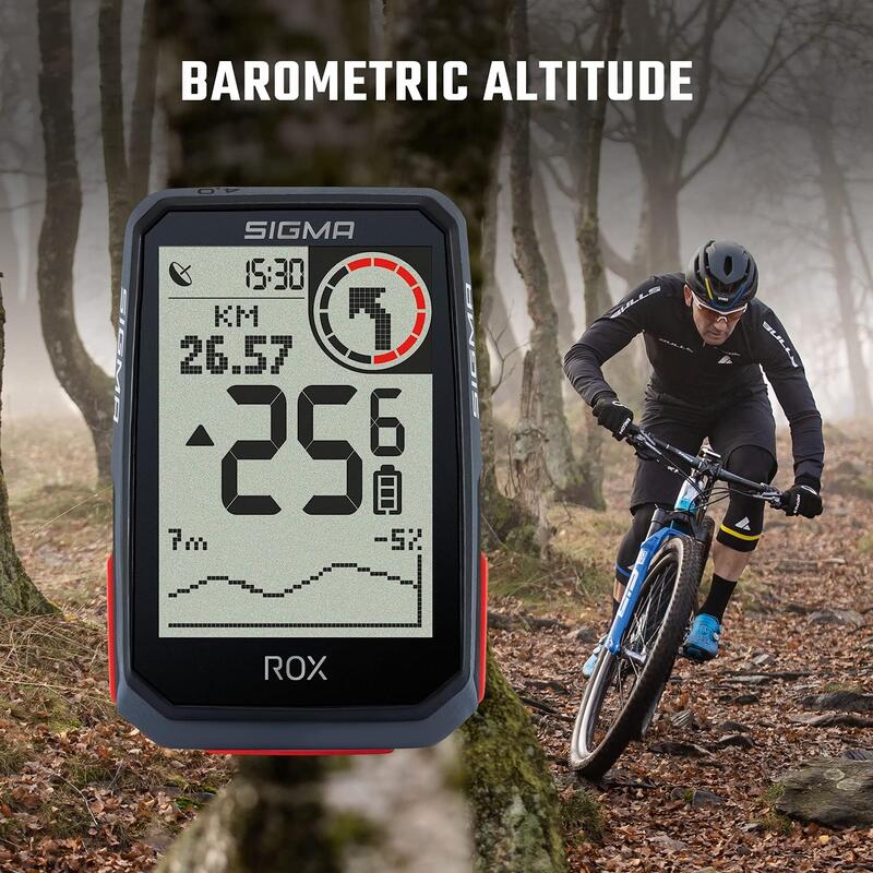 Compteur de vélo GPS ROX 4.0 avec support de guidon standard - blanc