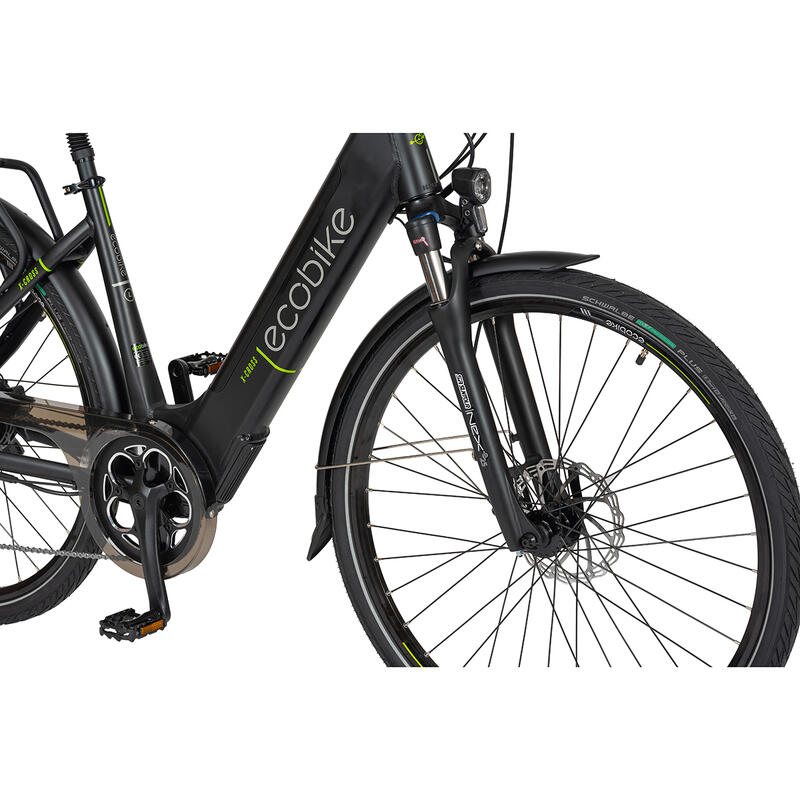 Bicicleta eléctrica Ecobike X-Cross L Black 17.5Ah