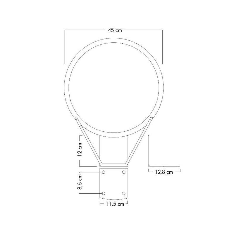 Basketbalring voor speelhuisje