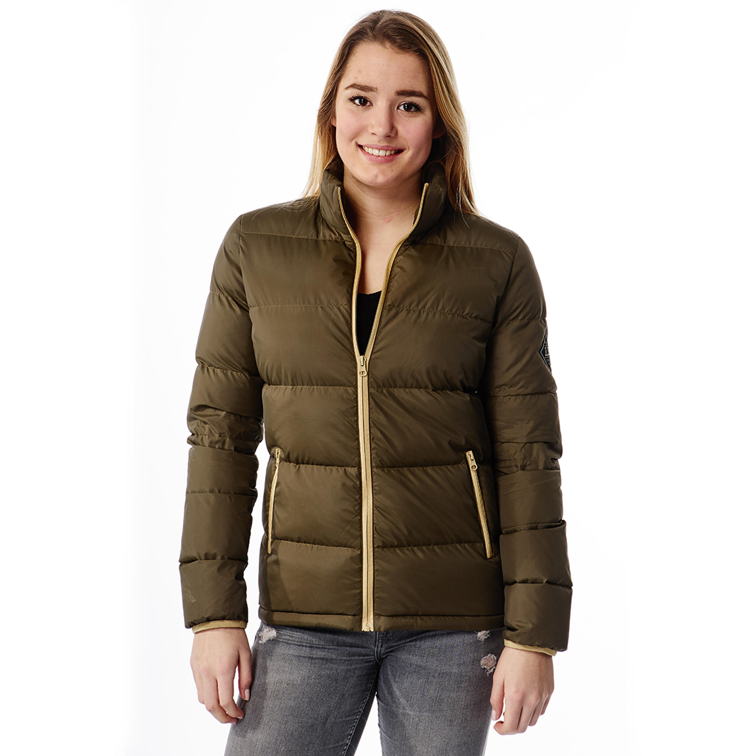 Laufjacke Damen Wattierte Laufjacke Ski Wattierte Wanderjacke
