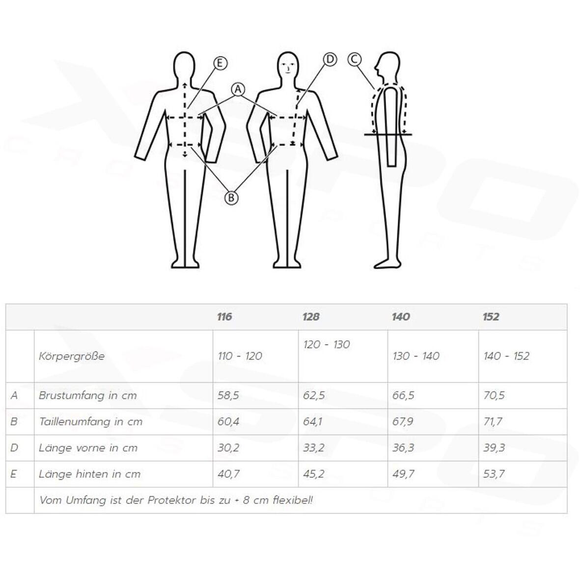 Protection dorsale balistique junior 4/5