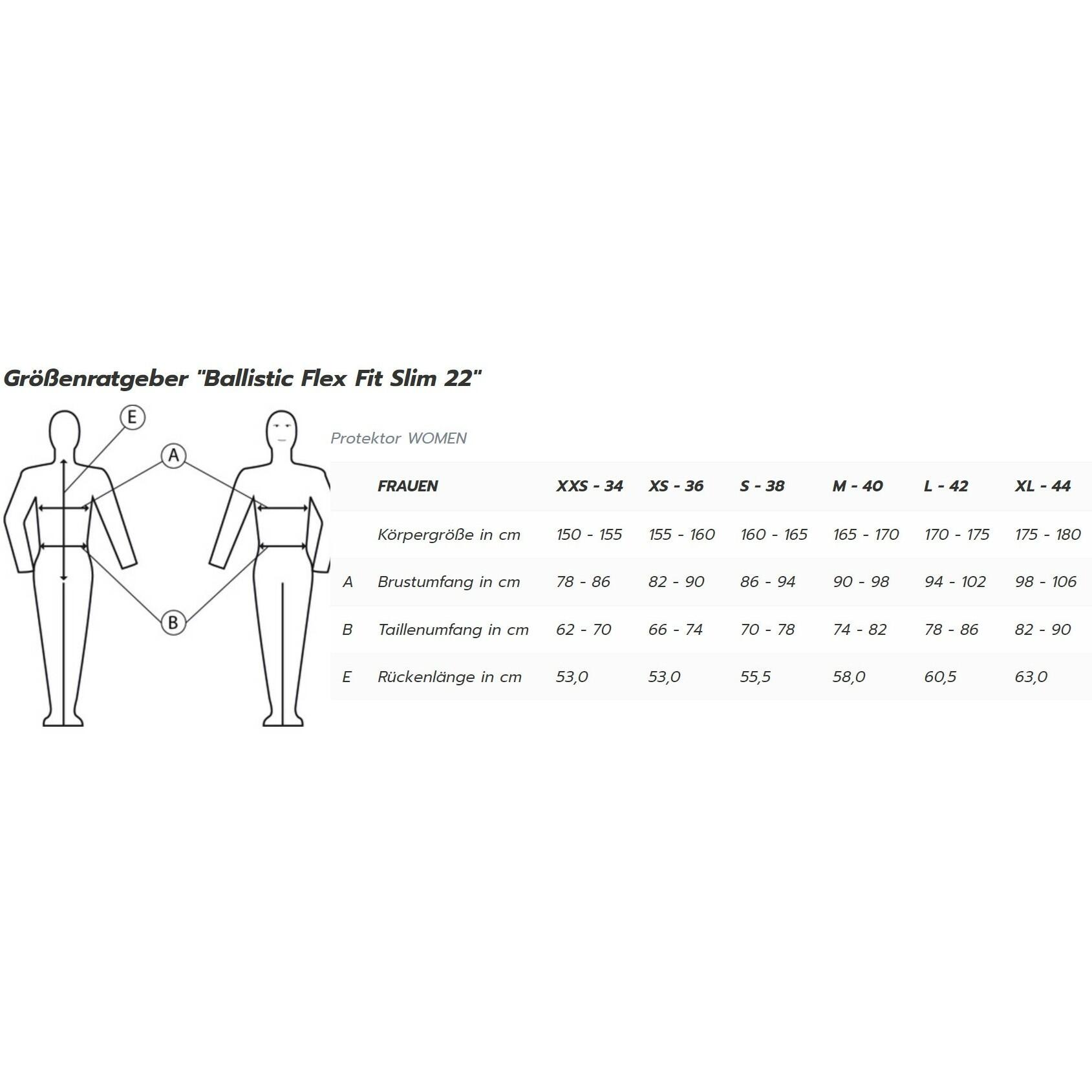 Páteřák Komperdell Ballistic FlexFit  Slim - Women 25/26 3/7