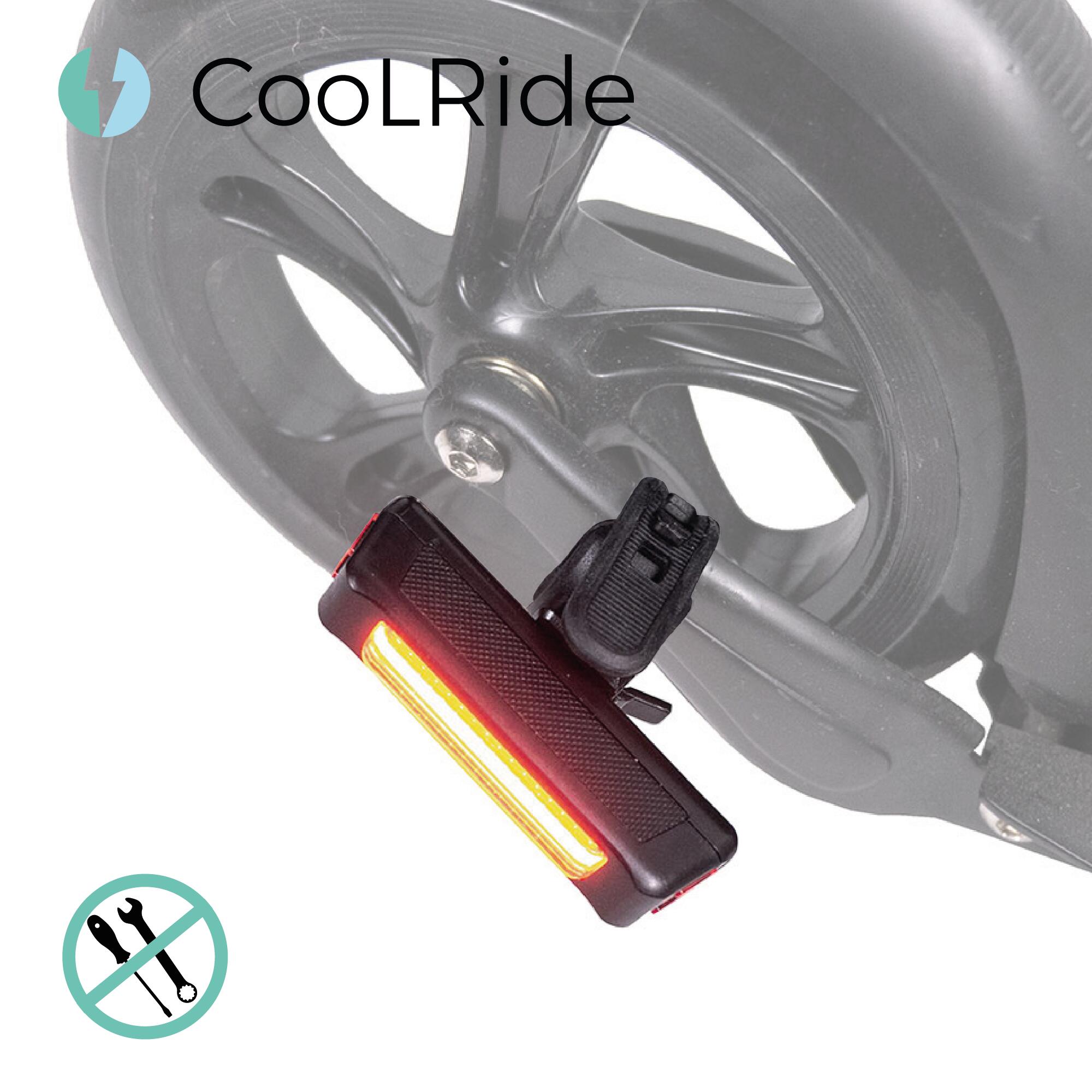 Eclairage arrière USB - Certifié IPX-3 - Détection freinage - Vélo, Trottinette 4/5