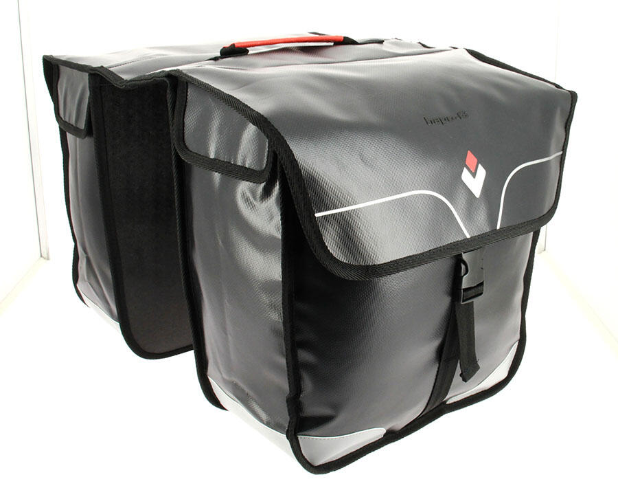 Borsa posteriore doppia rigida impermeabile con chiusura a velcro sul portapacch 3/7