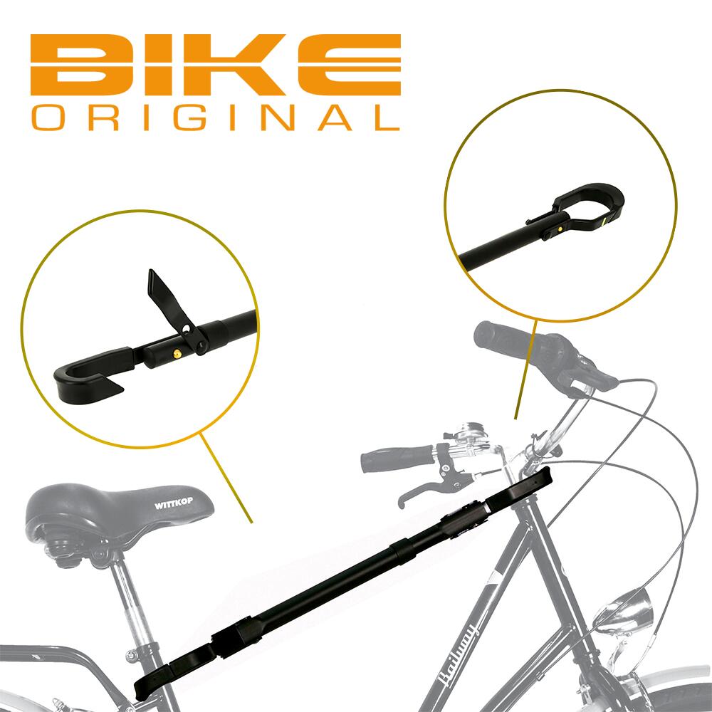 Convertisseur de barres transversales pour femmes, support de vélo réglable, adaptateur de barre transversale et cadre supérieur, appareil de conversion de cadre de vélo, noir