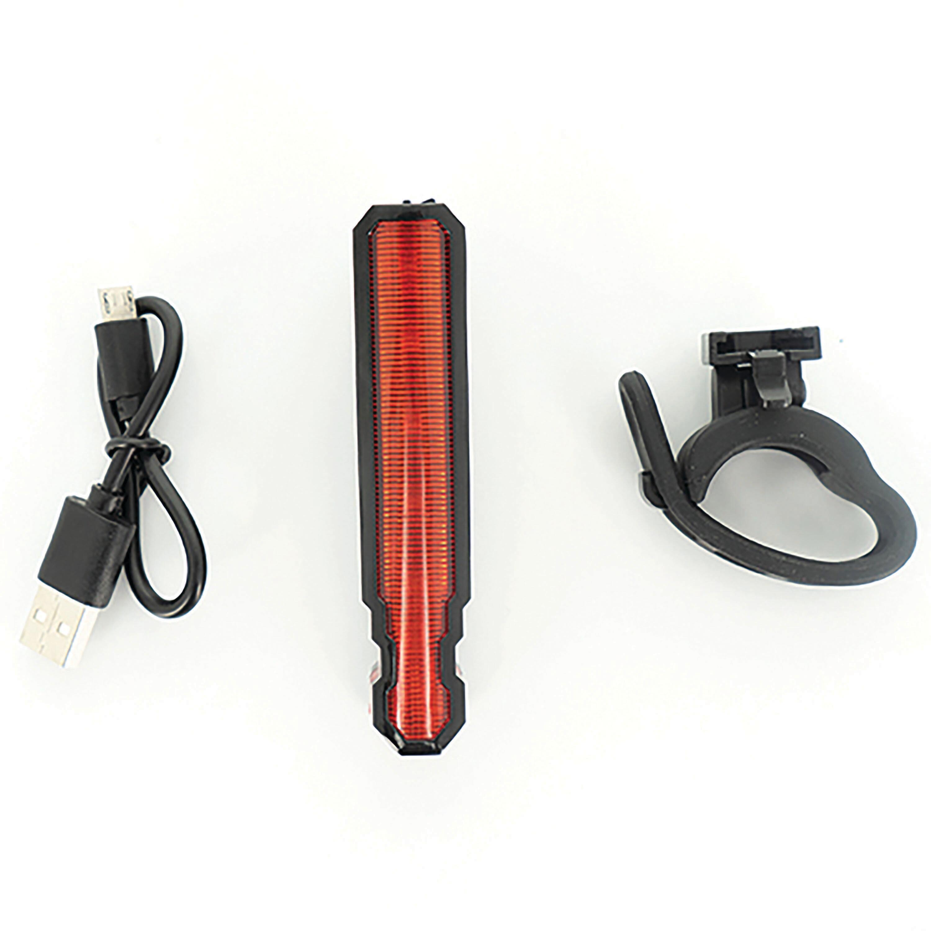 Eclairage vélo arrière USB avec laser - Fixation Universelle - Vélo, trottinette 5/5