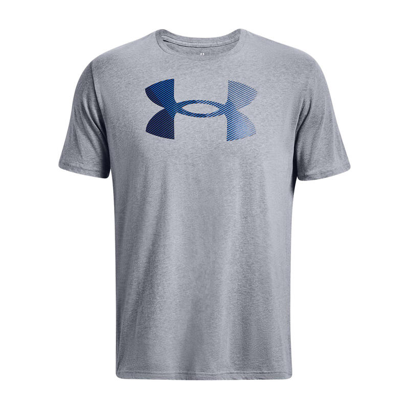 Tricou pentru bărbați Under Armour Big Logo Fill steel