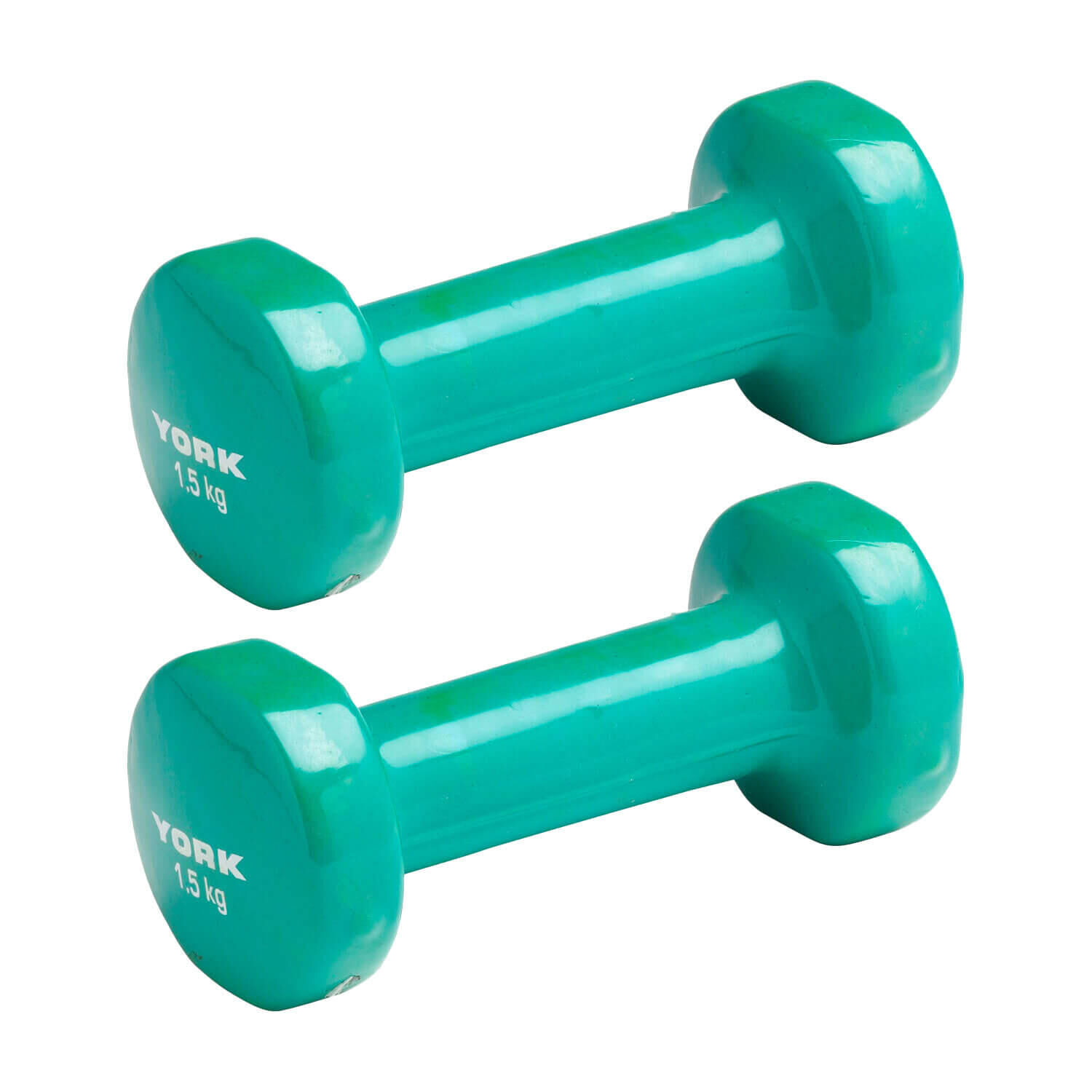 YORK York Vinyl Dipped Dumbbells 2 x 1.5kg