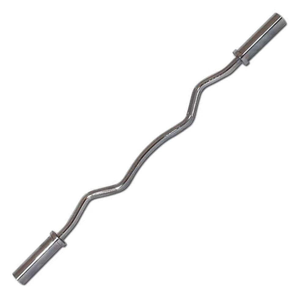 York Olympic EZ Curl Weight Lifting Bar YORK Decathlon