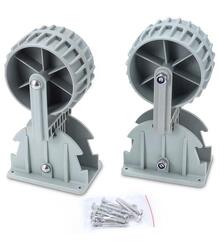 Roues de mise à l'eau amovibles pour pneumatiques et bateaux jusqu'à 80 kg