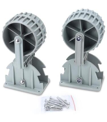 Roues de mise à l'eau amovibles pour pneumatiques et bateaux jusqu'à 80 kg