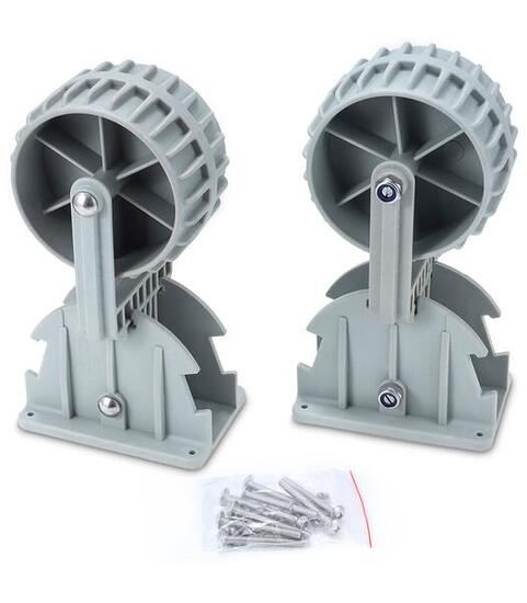 Roues de mise à l'eau amovibles pour pneumatiques et bateaux jusqu'à 80 kg