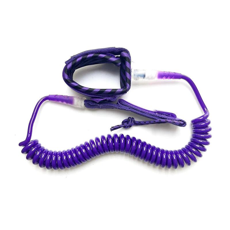 Leash o correa de seguridad para tablas de paddle surf.  Morado