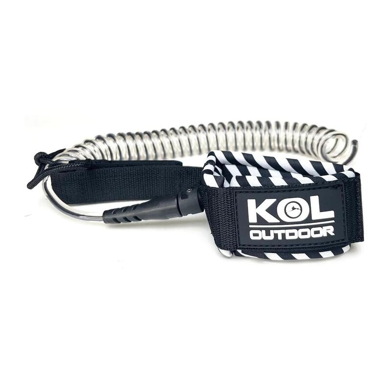 Leash o correa de seguridad para tablas de paddle surf. Negro