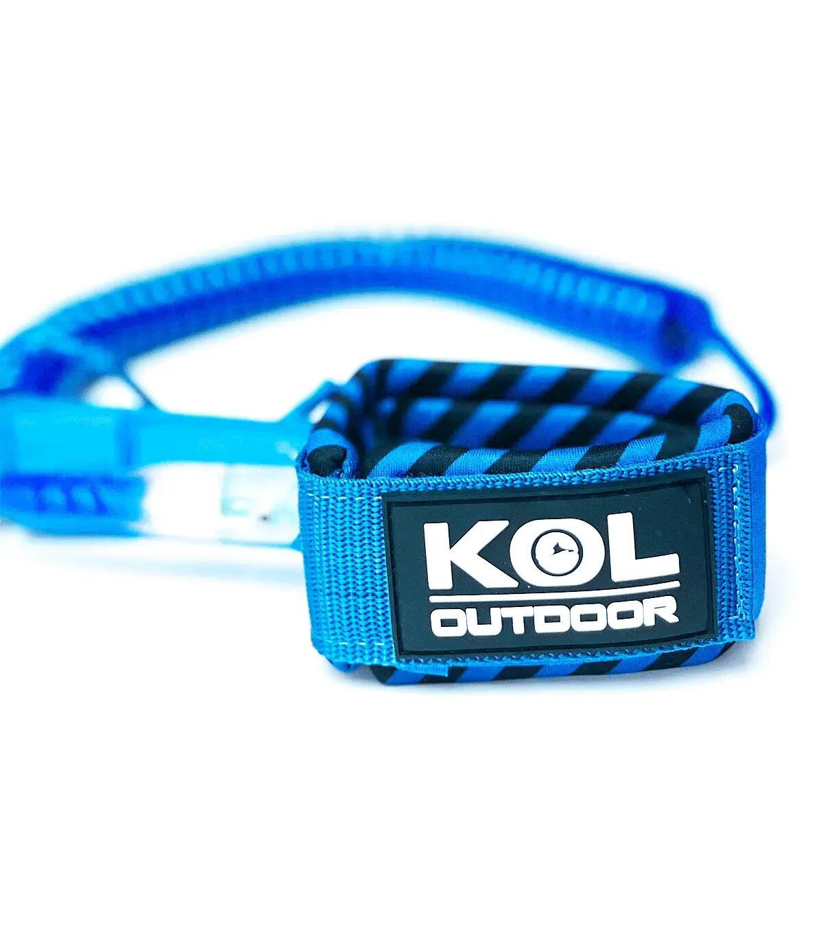 Pack de 10 Leash o correa de seguridad color Azul, para tablas de paddle surf. 3/3