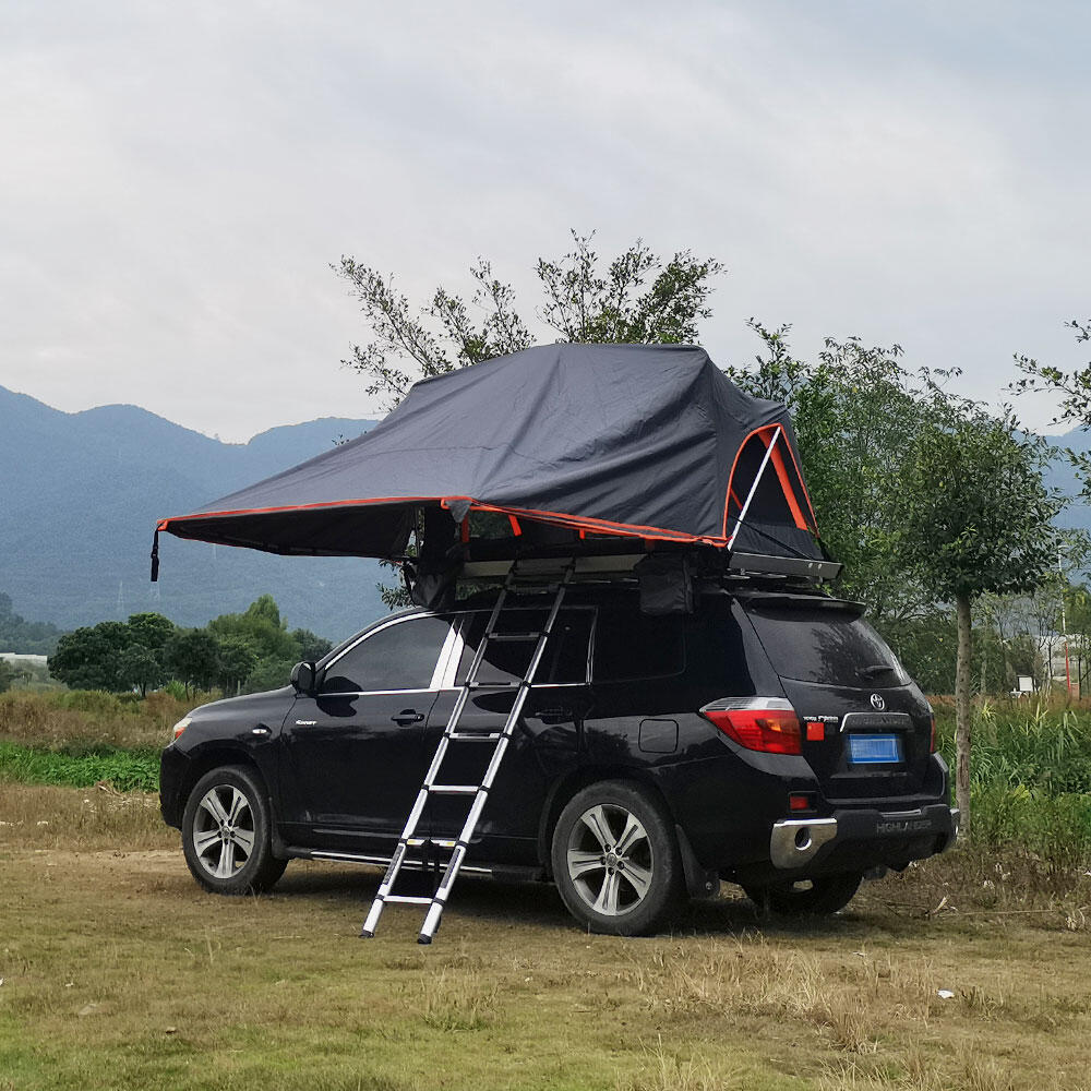 KOL OUTDOOR Tienda de Techo T1000 Ultraligera (36 kg) con avance para , SUV, 4x4 o Furgoneta