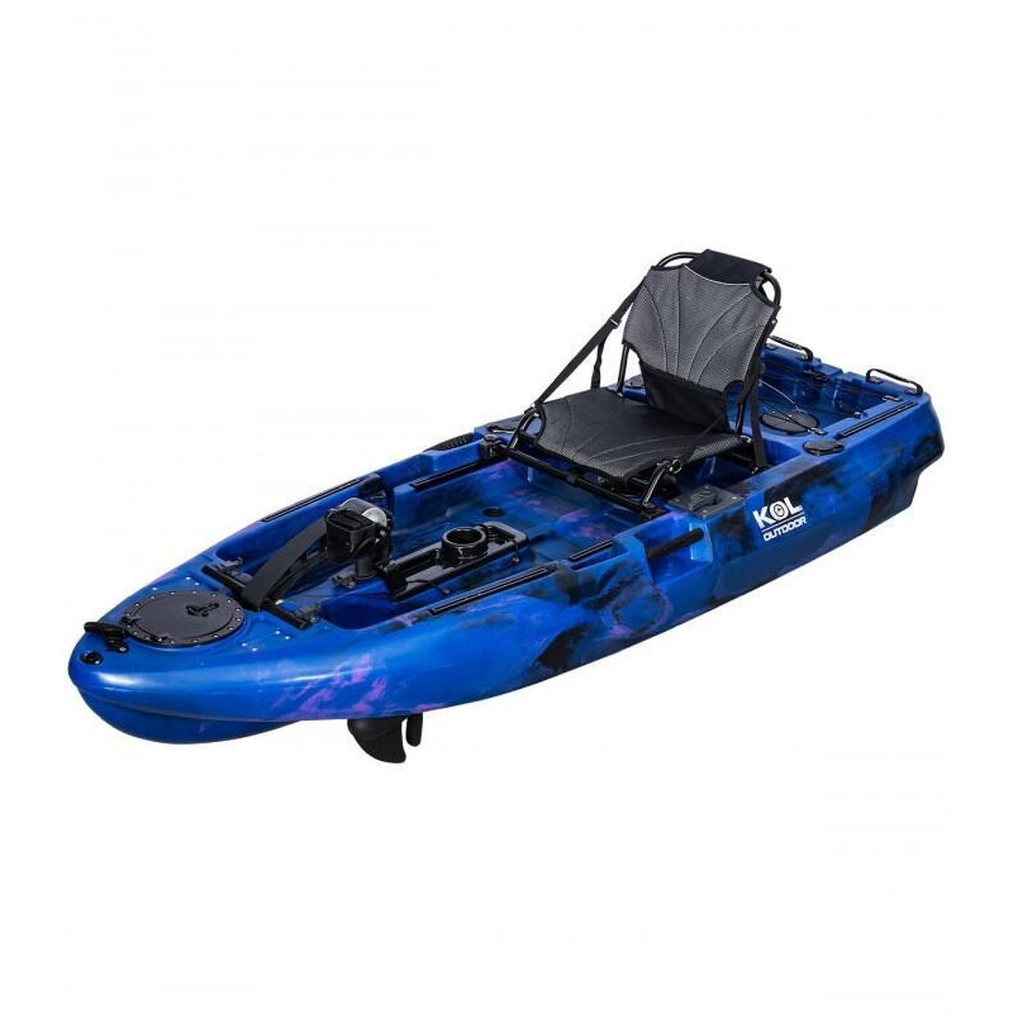 Kayak Modular De Pesca Point 65 Kingfisher Con Pedales - Naranja - Kayak  individual