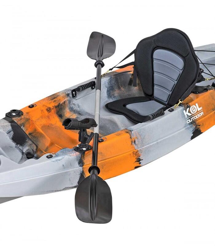 Caiaque de Pesca Arrow One P. 315x77cm. Cinza Laranja. 4/4