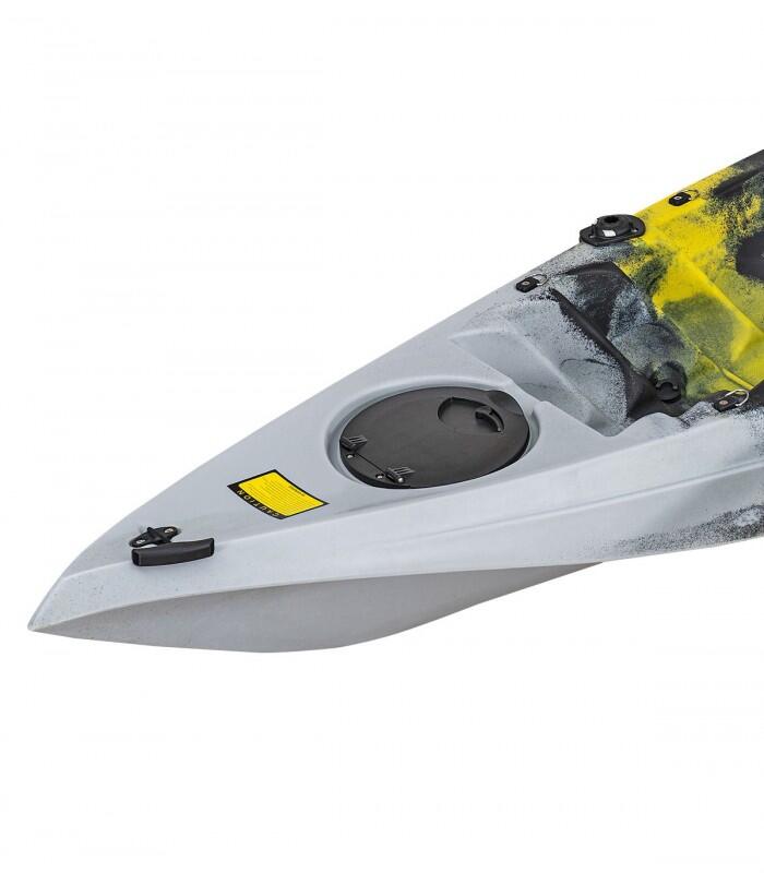 Caiaque de Pesca Arrow One P. 315x77cm, Amarelo Cinza. 3/4