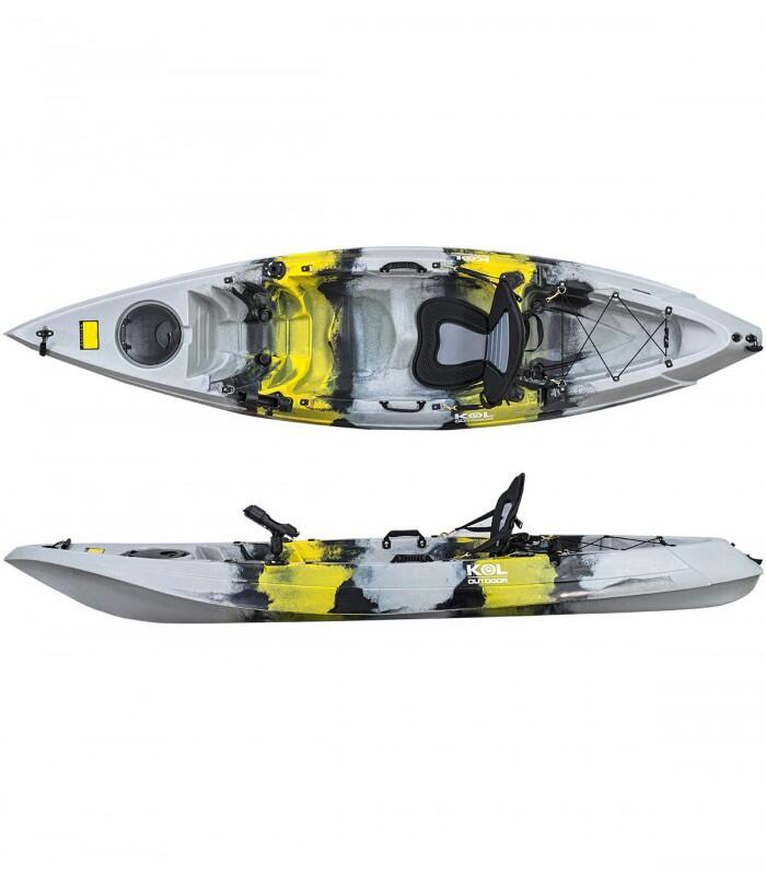 Caiaque de Pesca Arrow One P. 315x77cm, Amarelo Cinza. 2/4