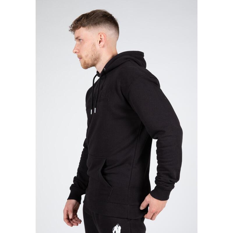 übergroßer Hoodie - Crowley - Schwarz