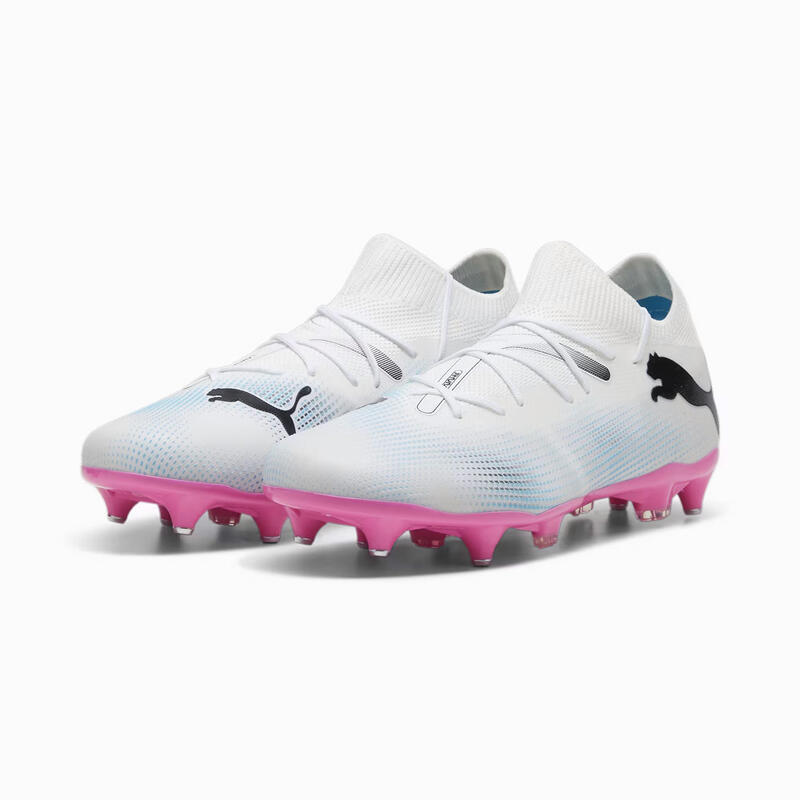 Botas de fútbol FUTURE 7 MATCH MxSG PUMA White Black Poison Pink