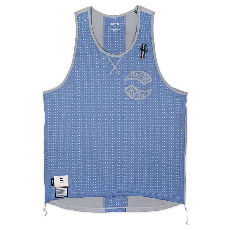 FLIPPIE'S SINGLET WOMEN RUNNING VEST - BLUE