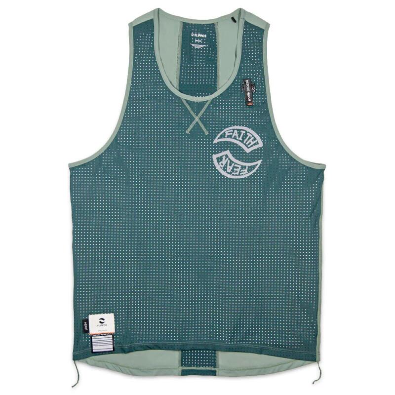 FLIPPIE'S MEN SINGLET - GREEN GRASS