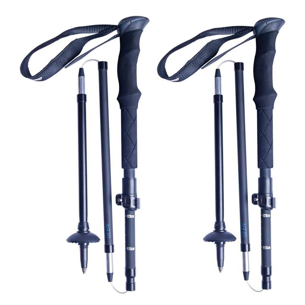 GLEN trail running poles, 100% carbon and aluminium