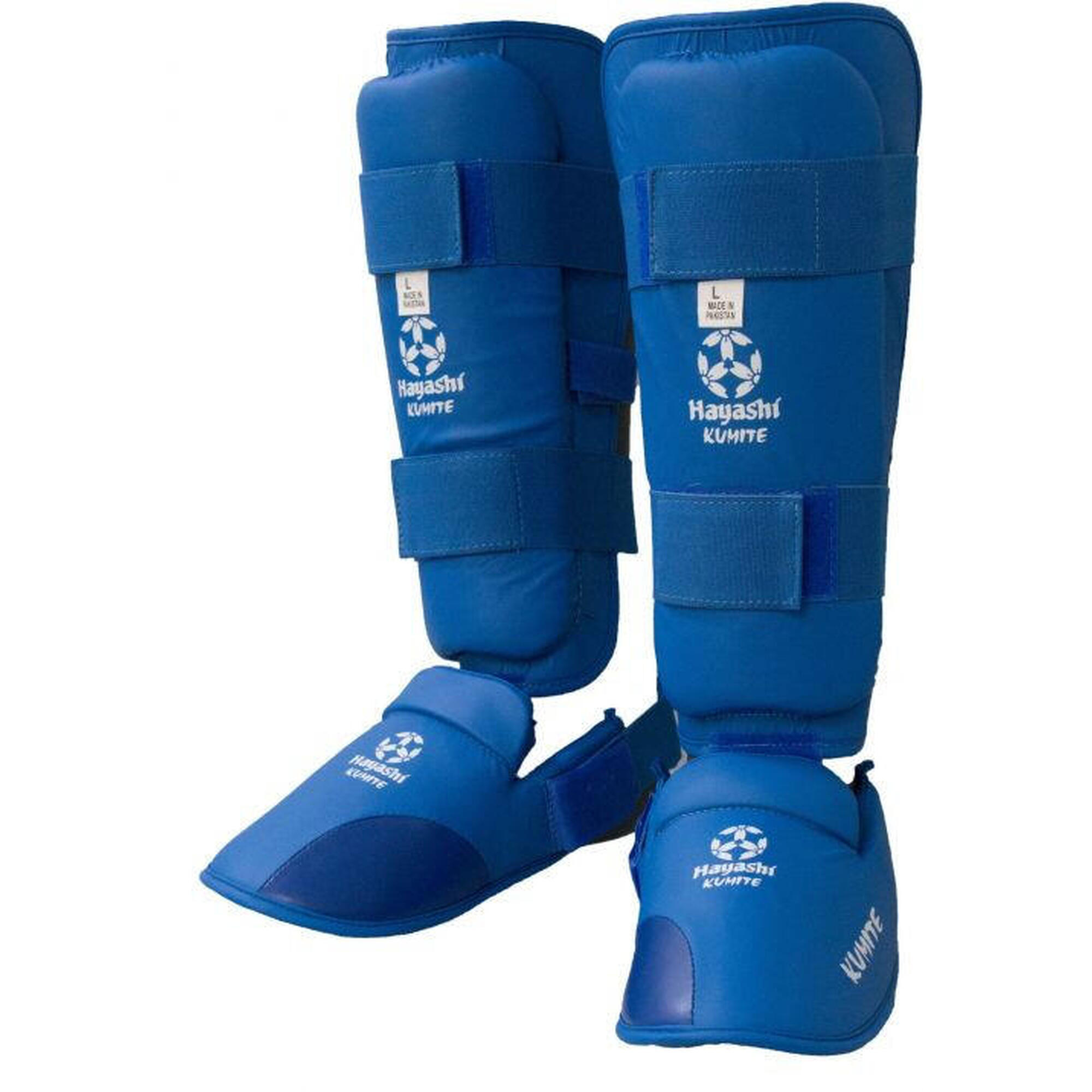 Tibiere Karate Shin Hayashi, Albastru, XL