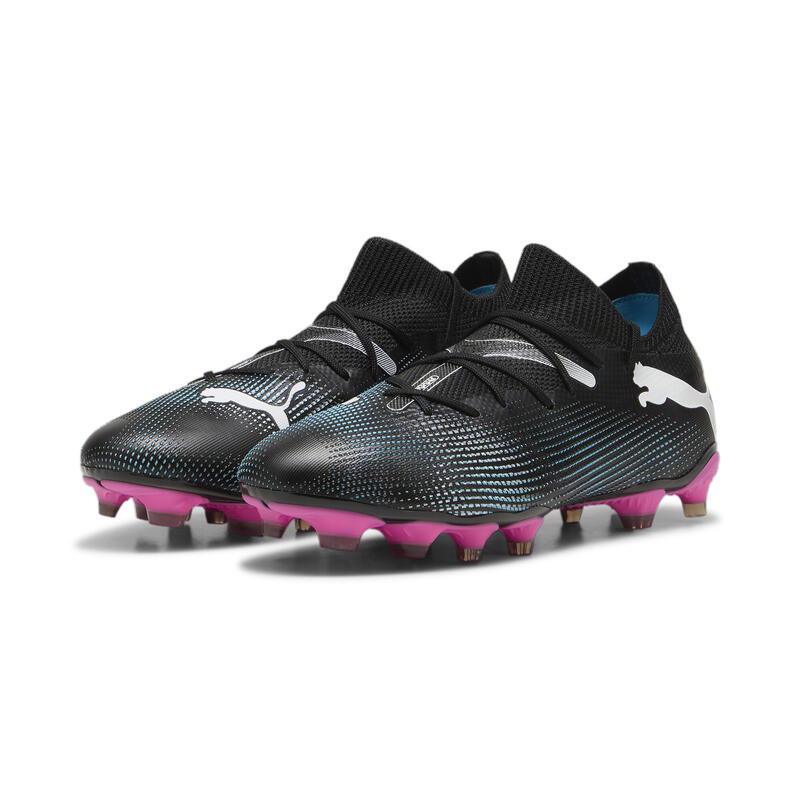 Chaussures de football FUTURE 7 MATCH FG/AG Femme PUMA Black White Poison Pink