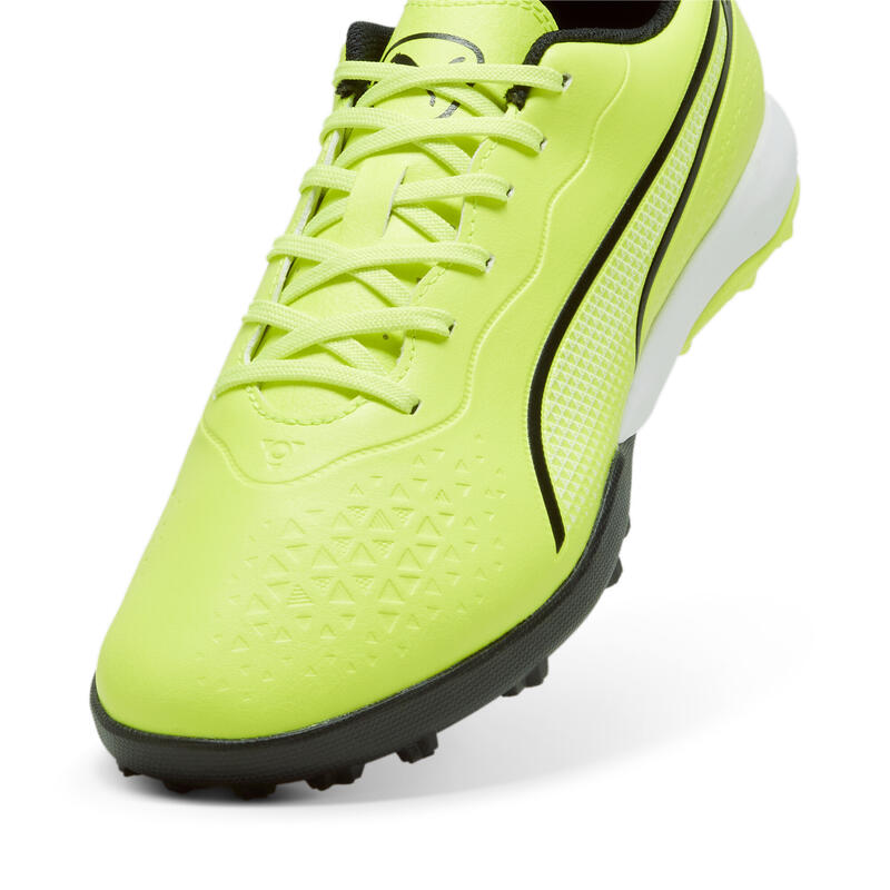 KING MATCH TT Fußballschuhe Erwachsene PUMA Electric Lime Black Green